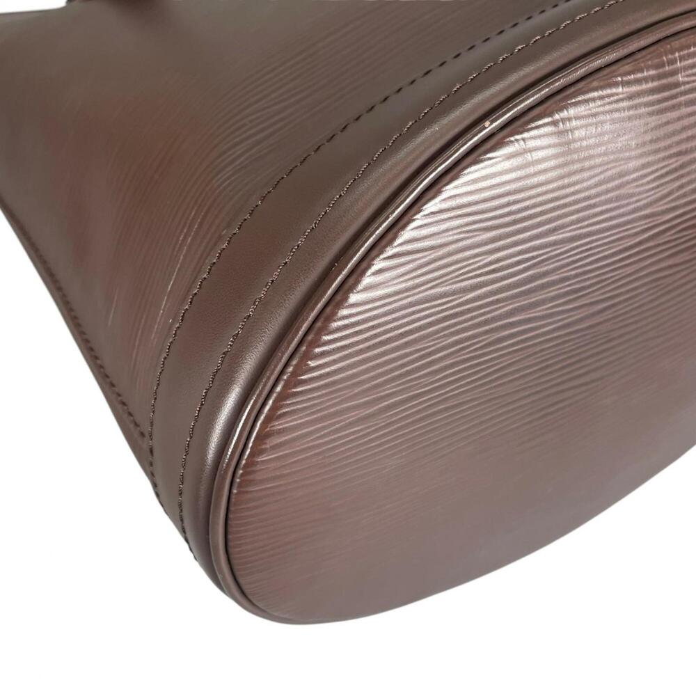 LOUIS VUITTON Brown Leather Tote Bag - Picture 8 of 16